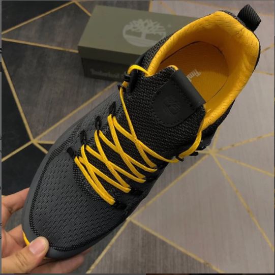 خرید کفش راحتی تیمبرلند مردانه طوسی و زرد
