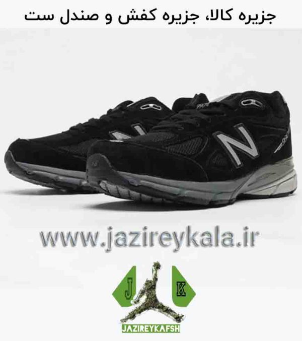 خرید کفش نیوبالانس مردانه 990 مشکی و طوسی